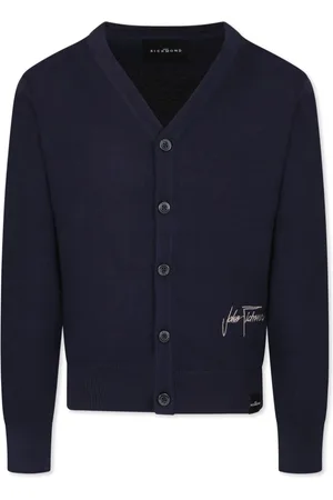 John Richmond Cardigan med broderet logo