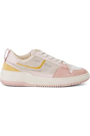 Salvatore Ferragamo Sneakers i ruskind med snøre og mesh