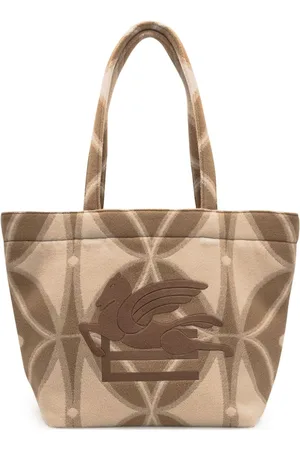 Etro Tote med logobroderi