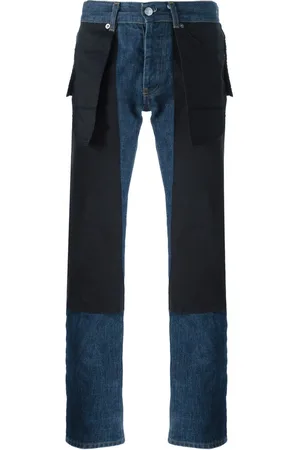 Helmut Lang Smalle jeans med vrangen udad
