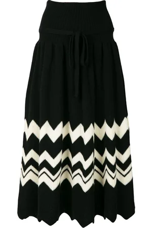 Comme des Garçons 1989 zigzag-strikket nederdel