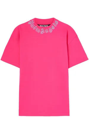 Palm Angels T-shirt med logo ved halsen