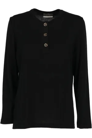 Salvatore Ferragamo Uldsweater fra 1980