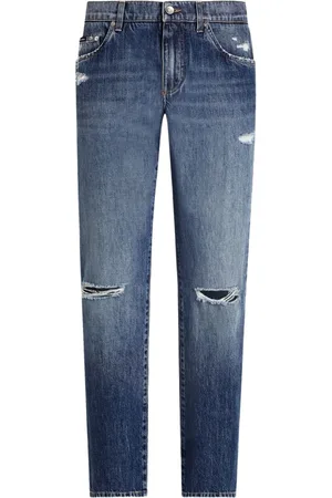 Dolce & Gabbana Ribbede jeans med lige ben