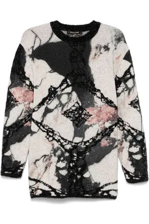 Roberto Cavalli Sweater med abstrakt mønster