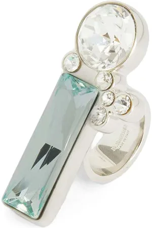 Jil Sander Ring med krystaludsmykning