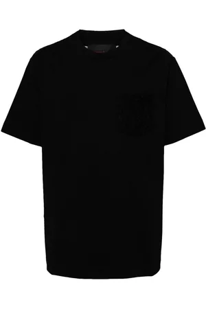 Simone Rocha Gennemsigtig T-shirt med blonde-panel