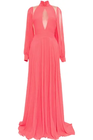 Saiid Kobeisy Kjole i crepe georgette