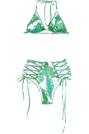 Noire Swimwear Bikini med bladtryk