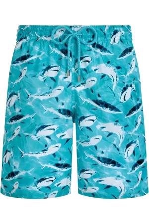 Vilebrequin Badeshorts med hajtryk