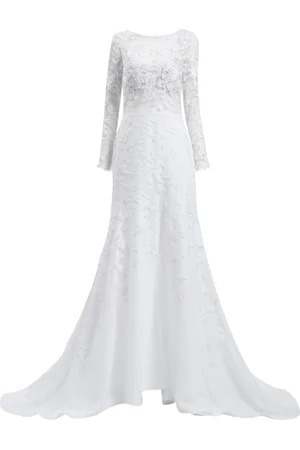 Tadashi Shoji Broderet Holden havfruekjole