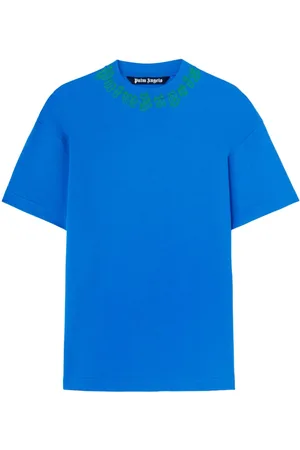 Palm Angels T-shirt med logo ved halsen