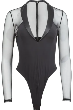 FLEUR DU MAL Bodysuit med V-hals