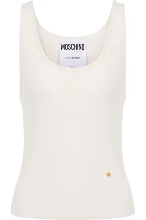 Moschino Fint ribbet tanktop