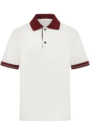 Salvatore Ferragamo Polo med broderet logo