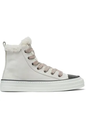 Brunello Cucinelli Sneakers med snøre og paneler
