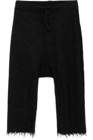 RUNDHOLZ Cropped bukser i strik