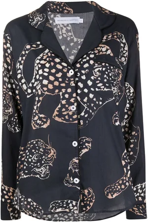 Desmond & Dempsey The Jaguar langt pyjamassæt