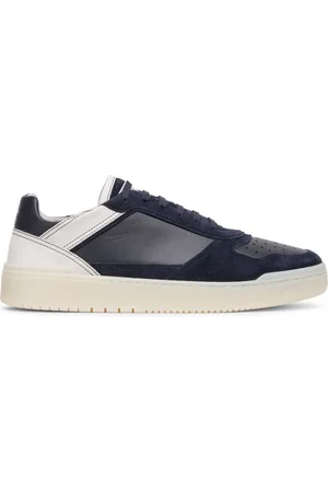 Brunello Cucinelli Sneakers i læder med paneler
