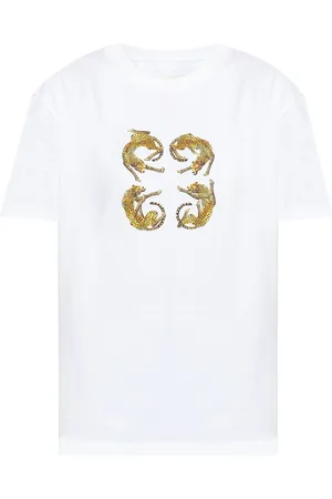 Givenchy 4G T-shirt med leopardtryk
