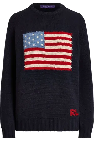 Ralph Lauren Flag sweater i kashmir