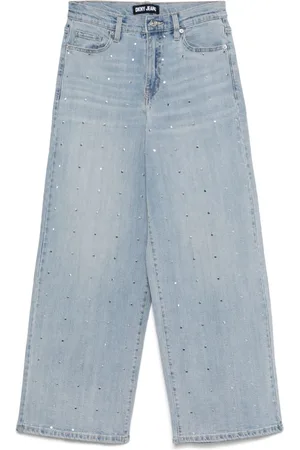 DKNY Jeans med brede ben og nitteudsmykning