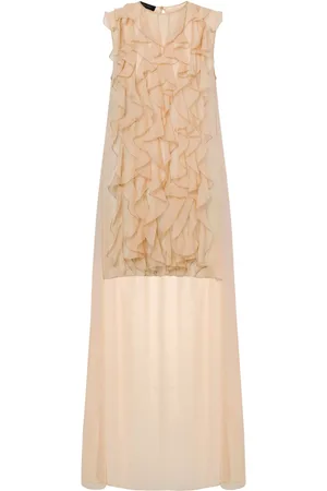 Alberta Ferretti Bluse med flæsedetalje