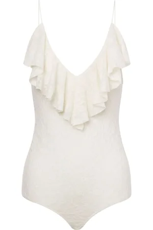 Serafini Bodysuit med flæsedetalje