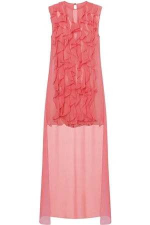 Alberta Ferretti Bluse med flæsedetalje