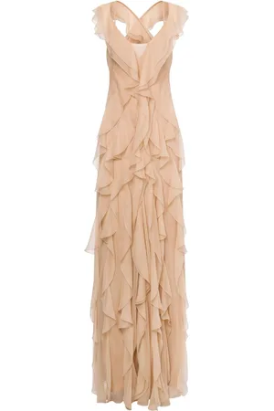 Alberta Ferretti Flæsekjole