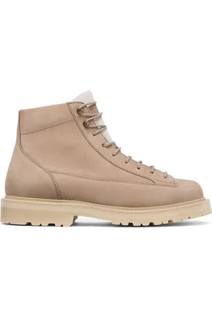 Brunello Cucinelli Nubuck-vandrestøvler