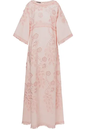 Alberta Ferretti Blomsterbroderet selskabskjole