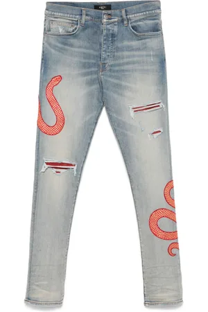 AMIRI Jeans med slangetryk