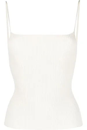 AERON Ribstrikket cropped Breton top