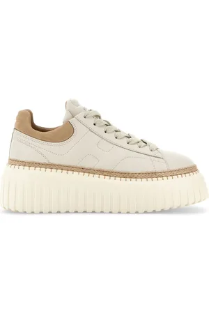 Hogan H-stripes low-top sneakers i læder
