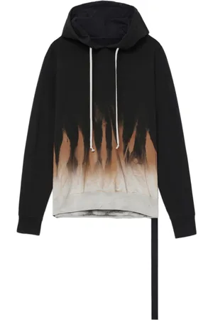 Rick Owens Hættetrøje med batiktryk