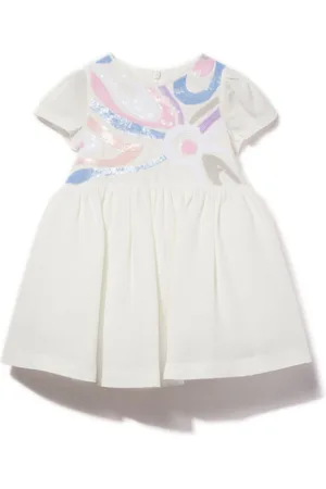 PUCCI Junior Marmo-udsmykket kjole