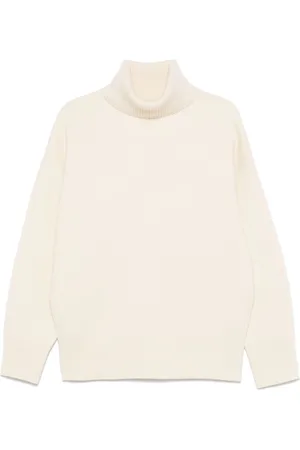 Totême Sweater i dobbelt strik med rullekrave