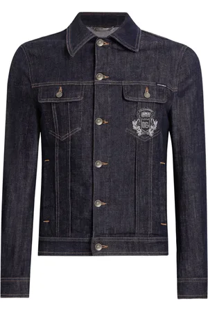 Dolce & Gabbana Denimjakke med logoapplikation