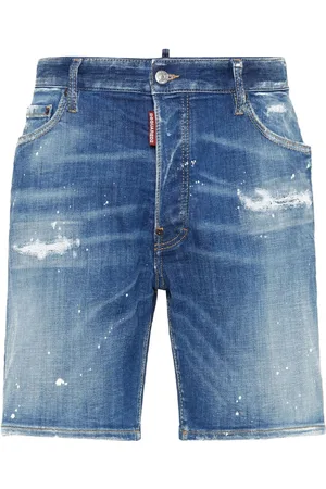 Dsquared2 Strækbare denimshorts