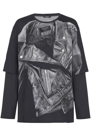 Balmain T-shirt med grafisk tryk