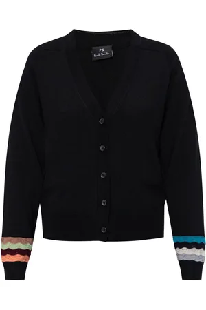 Paul Smith Cardigan med stribede opslag