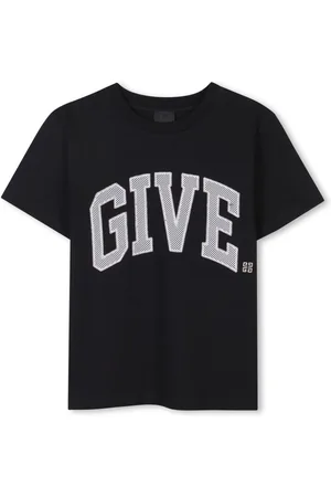 Givenchy T-shirt med logoapplikation