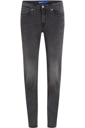 Karl Lagerfeld Jeans med smal pasform og mellemhøj talje