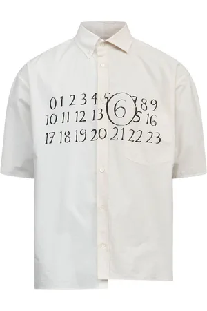 Maison Margiela Asymmetrisk skjorte