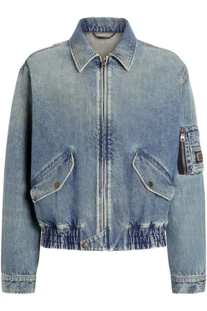 Dolce & Gabbana Denimjakke med logoapplikation