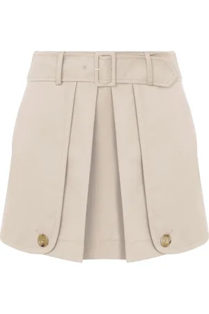 Moschino Kort nederdel med plisseringer