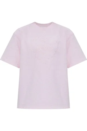 Ganni T-shirt med broderi