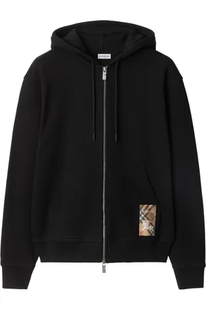 Burberry Hættetrøje med ternet mærke