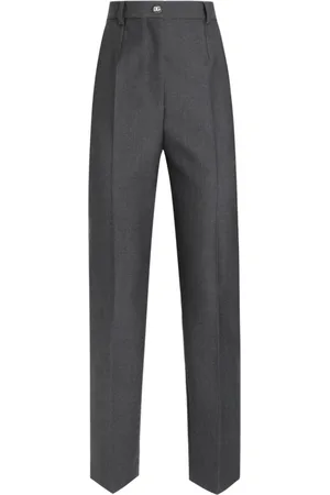 Dolce & Gabbana Bukser med lige ben og krøllet effekt